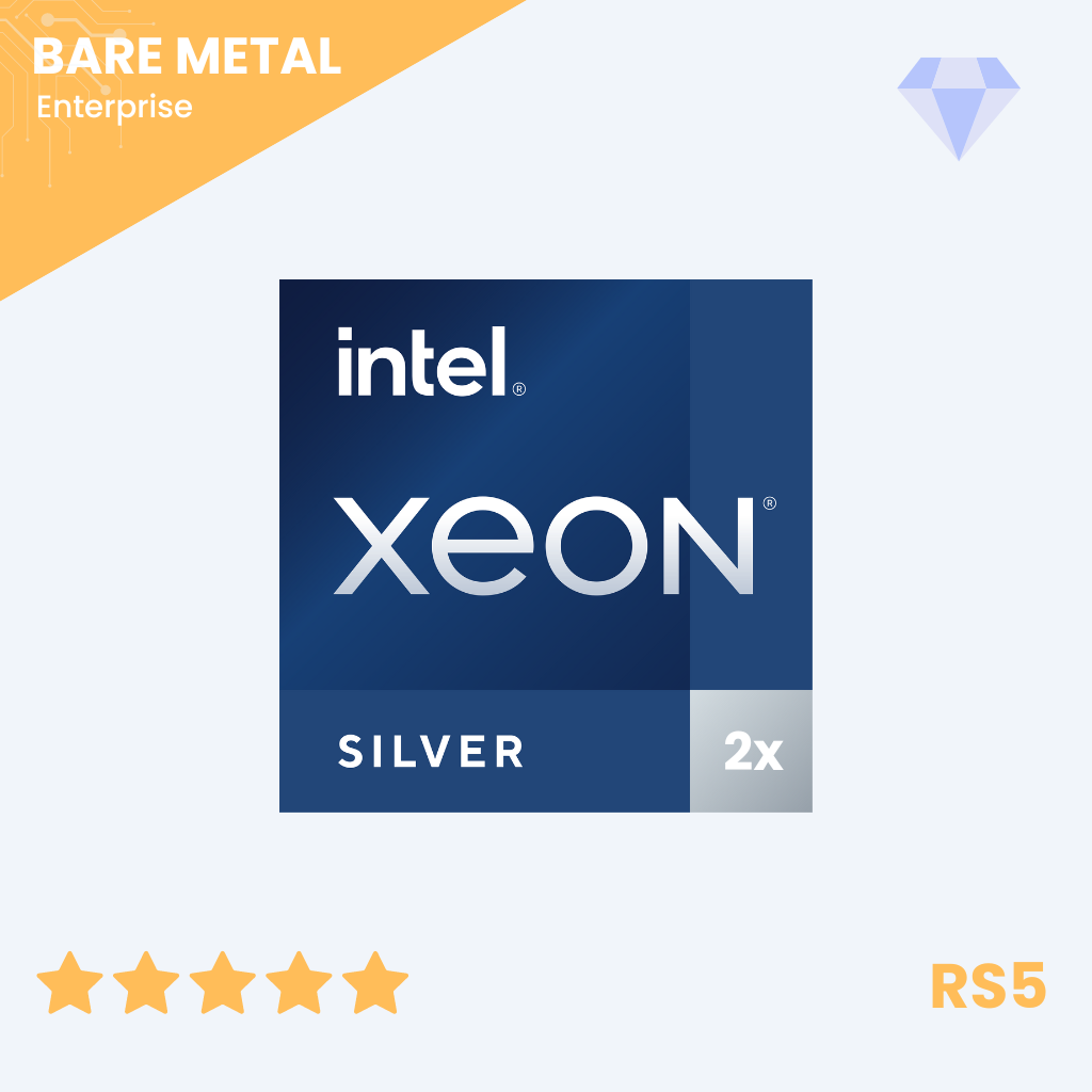 2 x Intel Xeon Silver 4214R - 24c/48t - 2.2GHz/3.5GHz