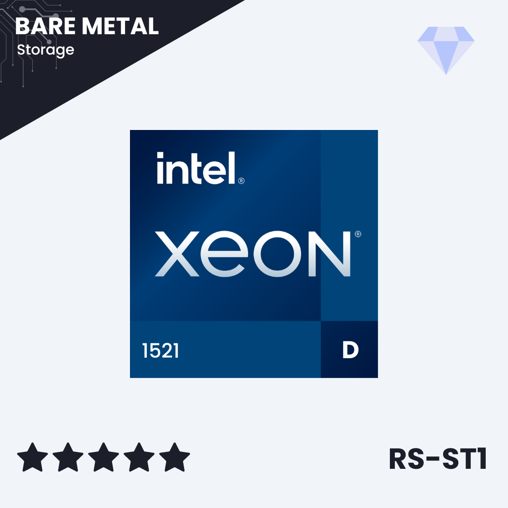 Intel Xeon-D 1521 -4c/8t- 2.4GHz/2.7GHz