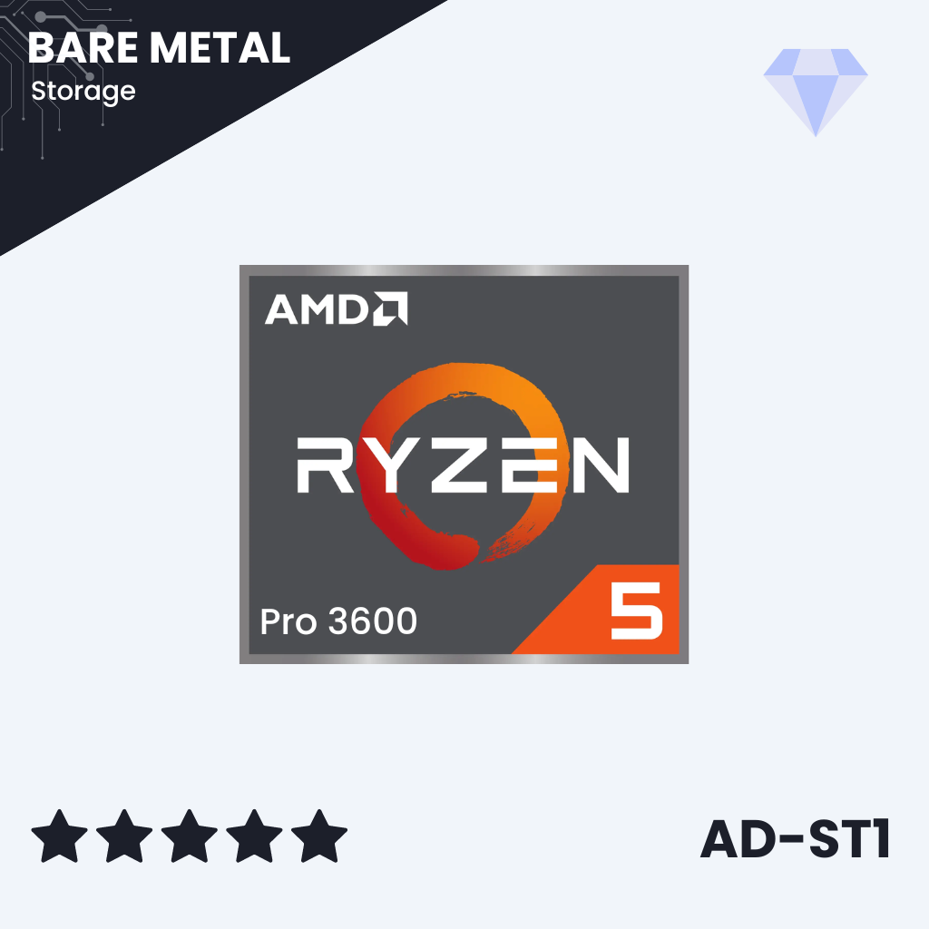 AMD Ryzen 5 Pro 3600 - 6c/12t - 3.6GHz/4.2GHz