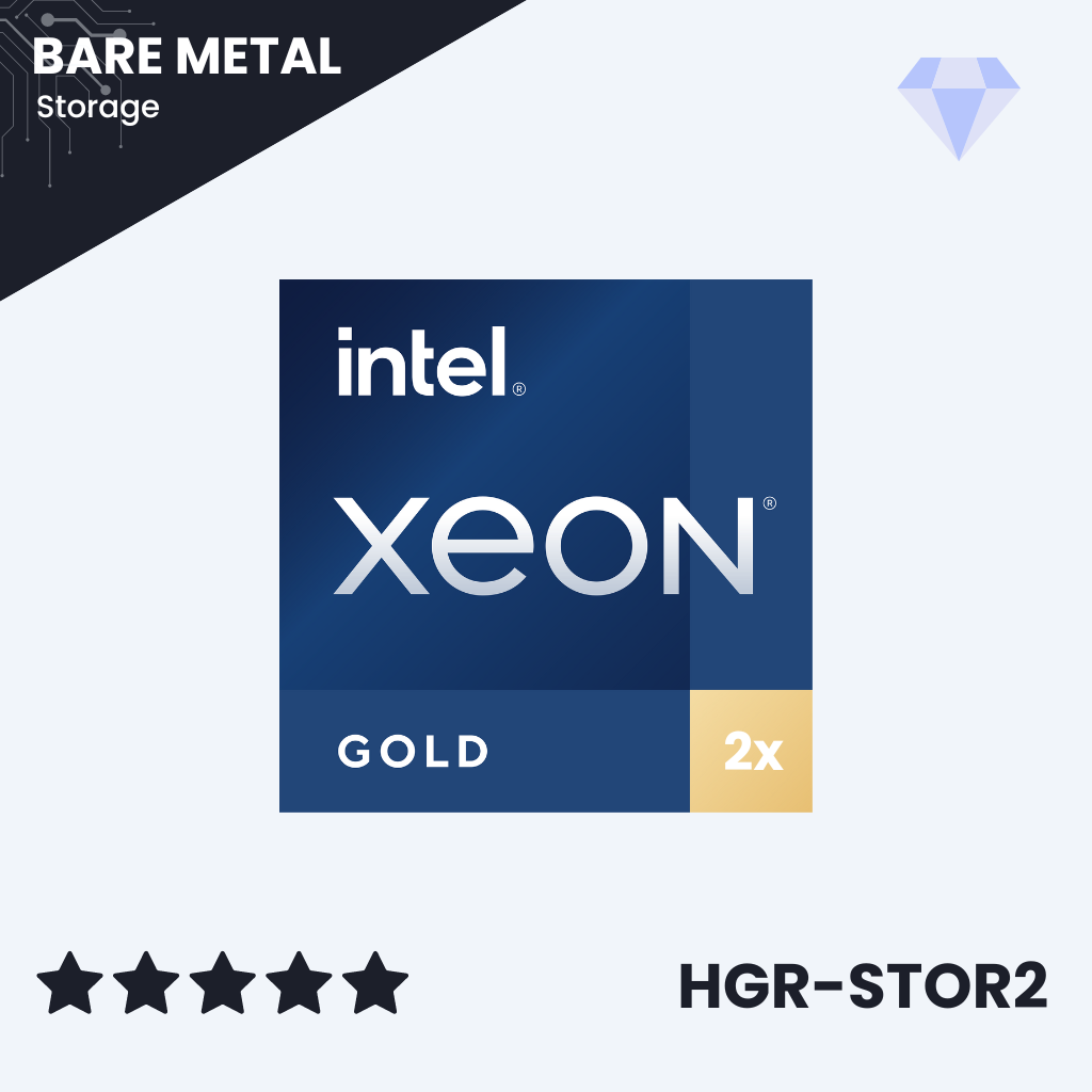 2xIntel Xeon Gold 6226R - 32c/64t - 2.9GHz/3.9GHz