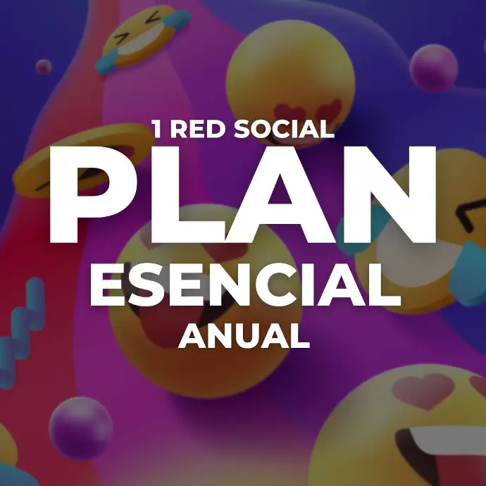 [Plan Esencial] Administración de redes sociales (Anual)