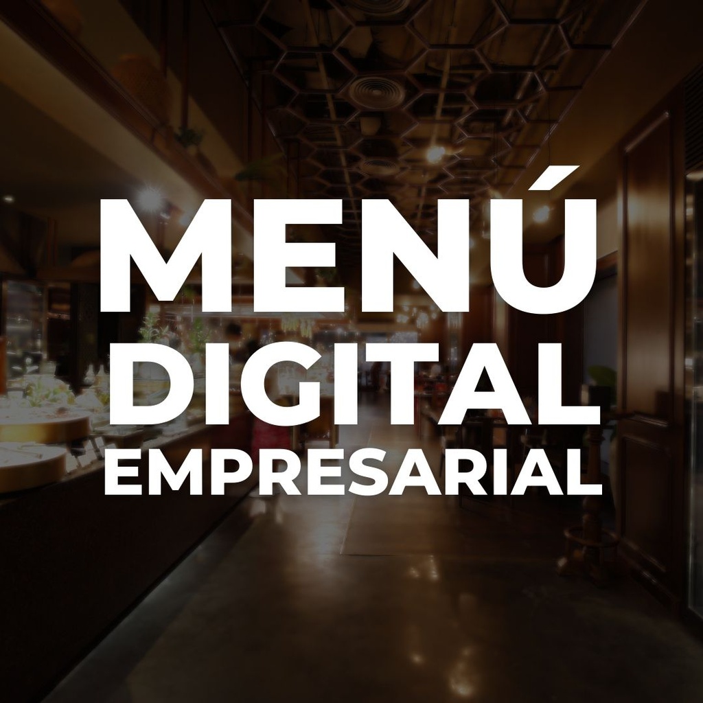 Menú digital Empresarial