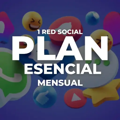 [Plan Esencial] Administración de redes sociales (Mensual)