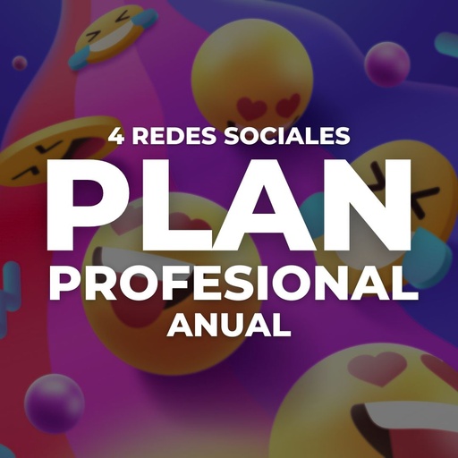 [Plan Profesional] Administración de redes sociales (Anual)